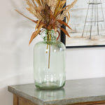 Decorative Green Jug Vase Set 12.25 Inch Height for Centerpieces By Melrose