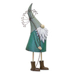 Garden Decor Metal Gnomes Set 27.25 Inch Height for Seasonal Use By Melrose