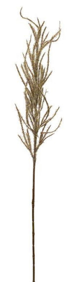 Natural Tone Flocked Pampas Spray Set of 4 31 Inch for Home Centerpieces By Melrose