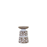 Textured Leaf Candle Holder Set – 10.25