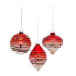 Beaded Ombre Glass Tree Ornament (Set of 6)