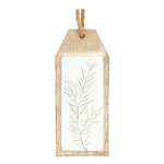 Rustic Pine Branch Tag Ornaments – Set of 6 by Melrose