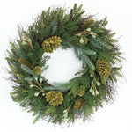 Melrose Winter Pine Wreath – Natural Accents