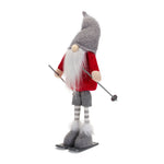 Christmas Gnome Figurine Collection – Set of 6 Playful Skier Designs