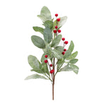 Frosted Mistletoe Spray with Berries