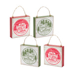 Cabin Christmas Ornament Set