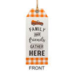 Christmas Reversible MDF Wall Sign – Family, Friends, and Holiday Greetings