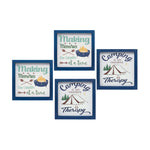 Camping Sentiment Wall Art Set – Rustic Nature-Inspired 10