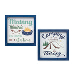 Wood-Framed Camping Quote Signs – Cabin & Camper Wall Decor