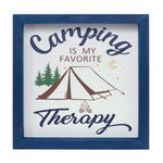 Rustic Camping Quote Wall Decor – Set of 4 Indoor MDF Frames
