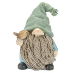 Melrose Stone-Look Gnome Set – Bird & Lantern Accents