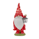 Melrose Raincoat Garden Gnome Statue with Lantern Accent 24.75