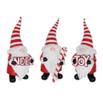 Melrose Santa Gnome Figurine (Set of 3)