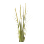 Faux Foxtail Spray with Green and Tan Tones