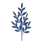 Melrose Glittered Leaf Spray (Set of 12)