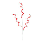 Melrose Wood Bead Swirl Spray (Set of 6)