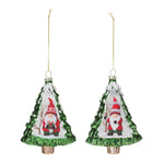 Christmas Tree Ornaments – Glass Gnome Pine Tree