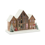 Ski Lodge Lighted Display (Set of 2)