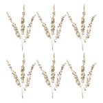 Decorative glittered eucalyptus sprays 36