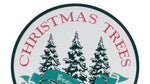 Indoor Holiday Christmas Tree Sign – Metal – 14