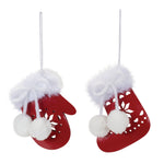 Melrose Snowflake Mitten and Stocking Ornament (Set of 12)