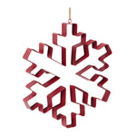 Melrose Snowflake Cookie Cutter Ornament (Set of 4)