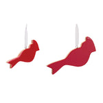 Nature-Themed Glass Cardinal Ornaments – 6 Pack for Christmas Tree