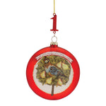 red white christmas decor