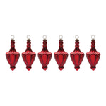 Mercury Glass Finial Drop Ornament (Set of 4)