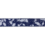 Holly Berry Printed Ribbon – Set Of 2 Wired Rolls – 0.25 Inch Height – For Holiday Displays – By Melrose