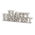 White Resin Seasonal Sign Set of 2 – Tabletop Decor – 3.5 in Height By Melrose