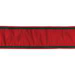 Polyester Holiday Ribbon 0.25 in Wired Red 4 in x 5 Yards By Melrose