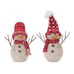 Holiday Mantel Snowmen