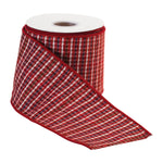 Red & Gold Wired Holiday Ribbon – 4