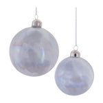 Melrose Iridescent Glass Ornaments – Holiday Ball Set