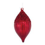 Melrose Red Sparkle Glass Ornaments – Christmas Set