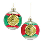 Red, Green & Gold Christmas Ball Ornaments – Holiday Collection
