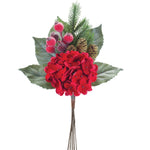 Melrose Hydrangea Pine Seasonal Accent Set – 2 Pieces