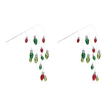 Glittered Christmas Light Bulb Spray Set – 25
