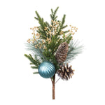 Melrose Pine Spray w/Ornament (Set of 2)