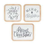 christmas plaque set