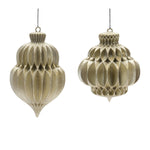 Melrose Champagne Finial Ornament (Set of 6)