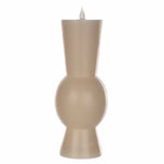 LED Decorative Candle Set Of 2 10.25 Inch Height For Modern And Mid Century Homes Grey By Melrose