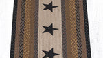 Rustic Pinecone and Needles Oval Jute Patch Rug 27