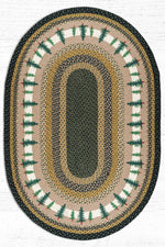 Woodland Lodge Oval Rug – 4’x6’ Tall Timbers Tree Design by Earth Rugs