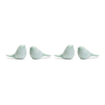 Modern Etched Bird Figurine (set of 4)