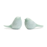 Melrose Modern Etched Bird Figurine (set of 4)