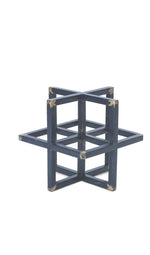 Decorative Modern Tabletop Sculptures With 6 Inch Height Iron Star Design By Melrose