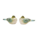 Cottage Style Bird Figurines – Set of 2 Resin Accents