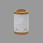 White and Brown Lantern Set